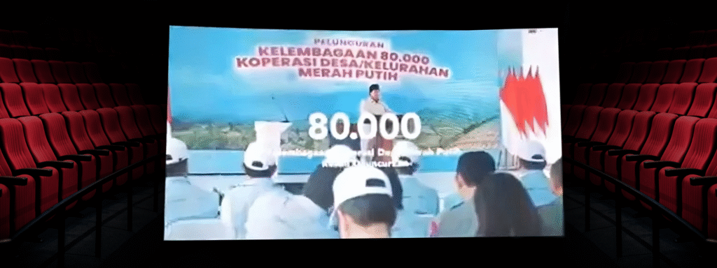 Video Presiden Prabowo tayang di bioskop viral di media sosial. Publik menanggapi beragam, dari apresiasi hingga kritik terhadap pesan kenegaraan.