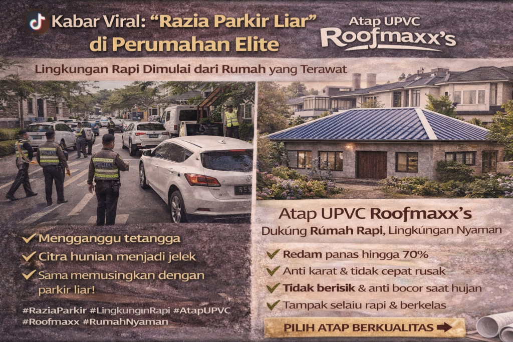 Kabar Viral: “Razia Parkir Liar” di Perumahan Elite – Lingkungan Rapi Dimulai dari Rumah yang Terawat