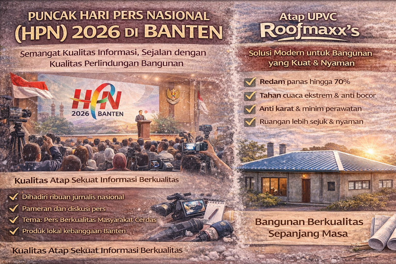 Puncak Hari Pers Nasional (HPN) 2026 di Banten