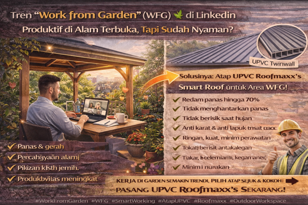 Tren “Work from Garden” (WFG) di LinkedIn: Produktif di Alam Terbuka, Tapi Sudah Nyaman?