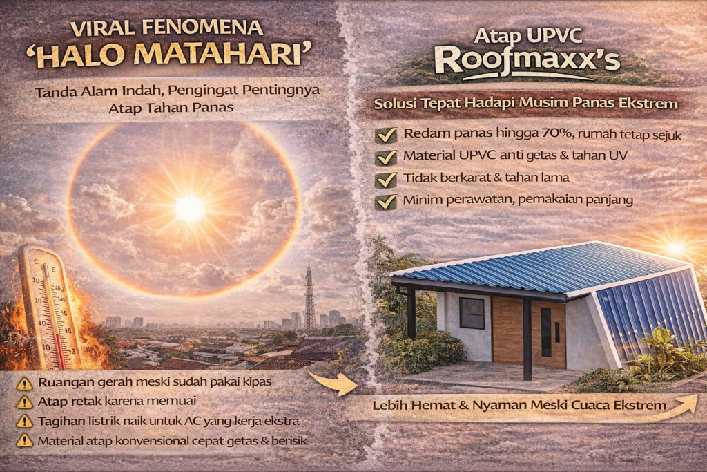 Viral Fenomena “Halo Matahari” — Tanda Alam yang Indah, Pengingat Pentingnya Atap Tahan Panas