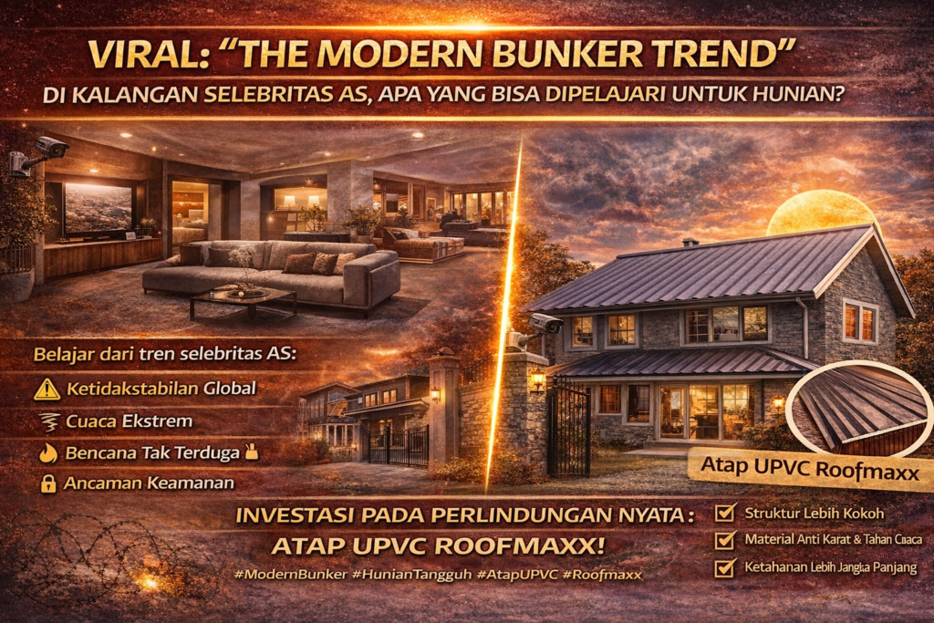 Viral: “The Modern Bunker Trend” di Kalangan Selebritas AS, Apa yang Bisa Dipelajari untuk Hunian?