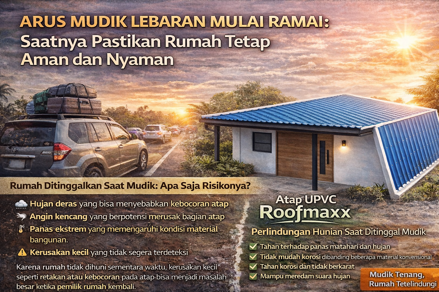 Arus Mudik Lebaran Mulai Ramai: Saatnya Pastikan Rumah Tetap Aman dan Nyaman