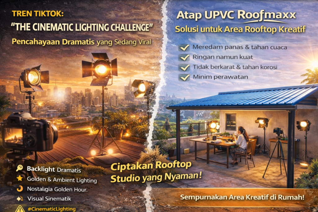Tren TikTok: “The Cinematic Lighting Challenge” – Pencahayaan Dramatis yang Sedang Viral