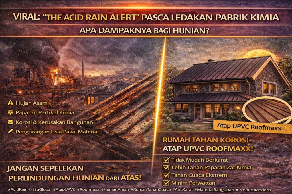 Viral: “The Acid Rain Alert” Pasca Ledakan Pabrik Kimia, Apa Dampaknya bagi Hunian