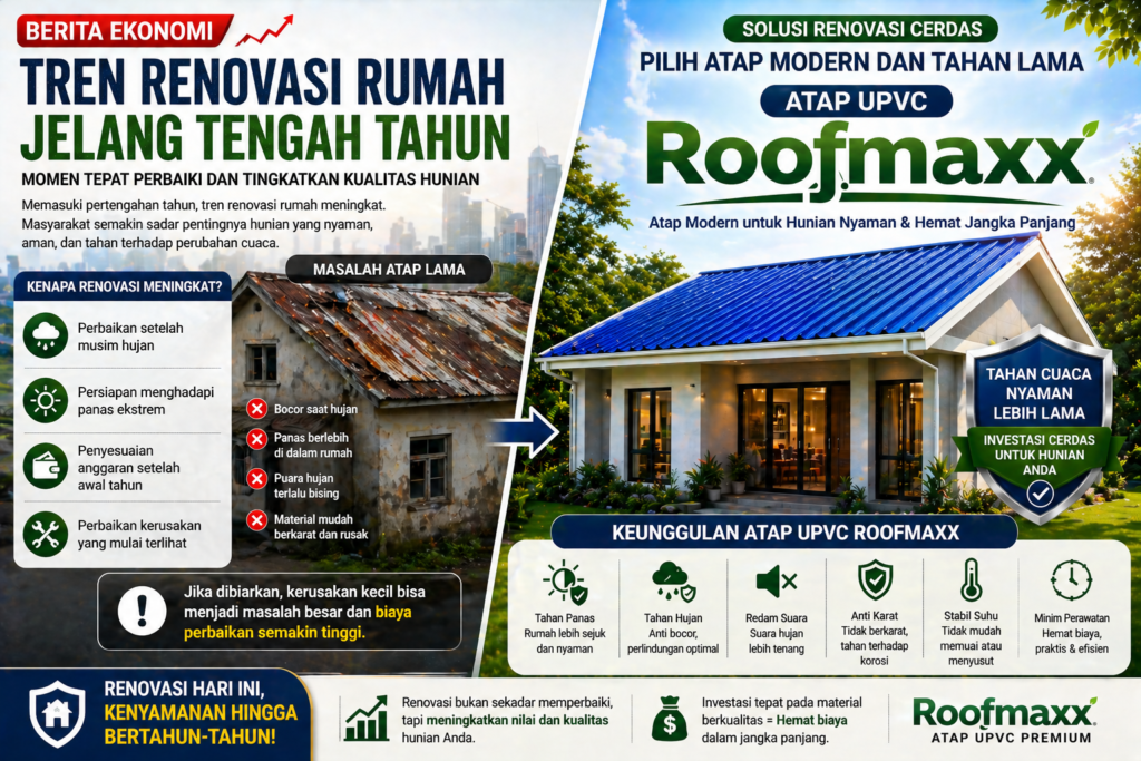 Berita Ekonomi Tren Renovasi Rumah Jelang Tengah Tahun