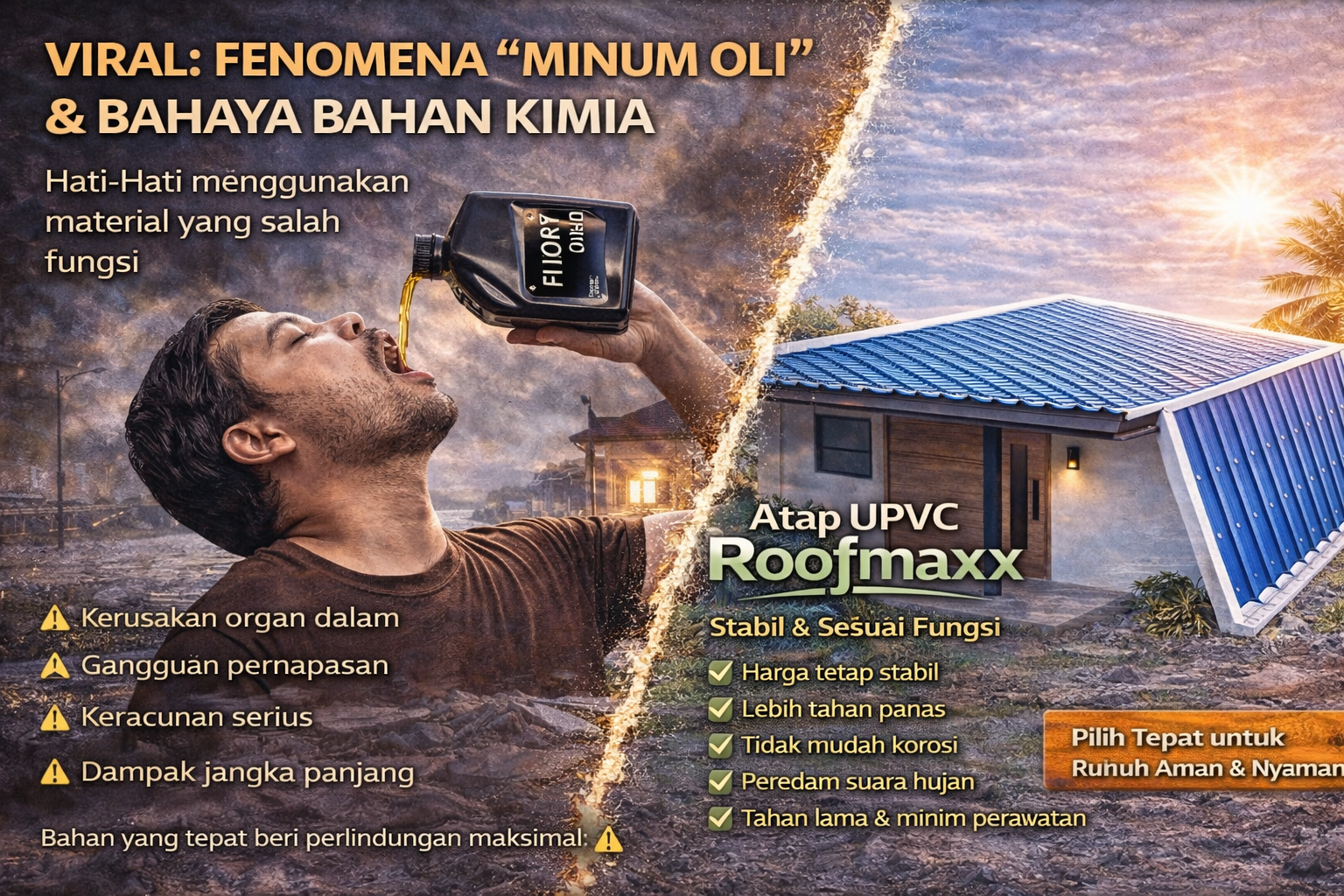 Viral: Fenomena “Minum Oli” & Bahaya Bahan Kimia