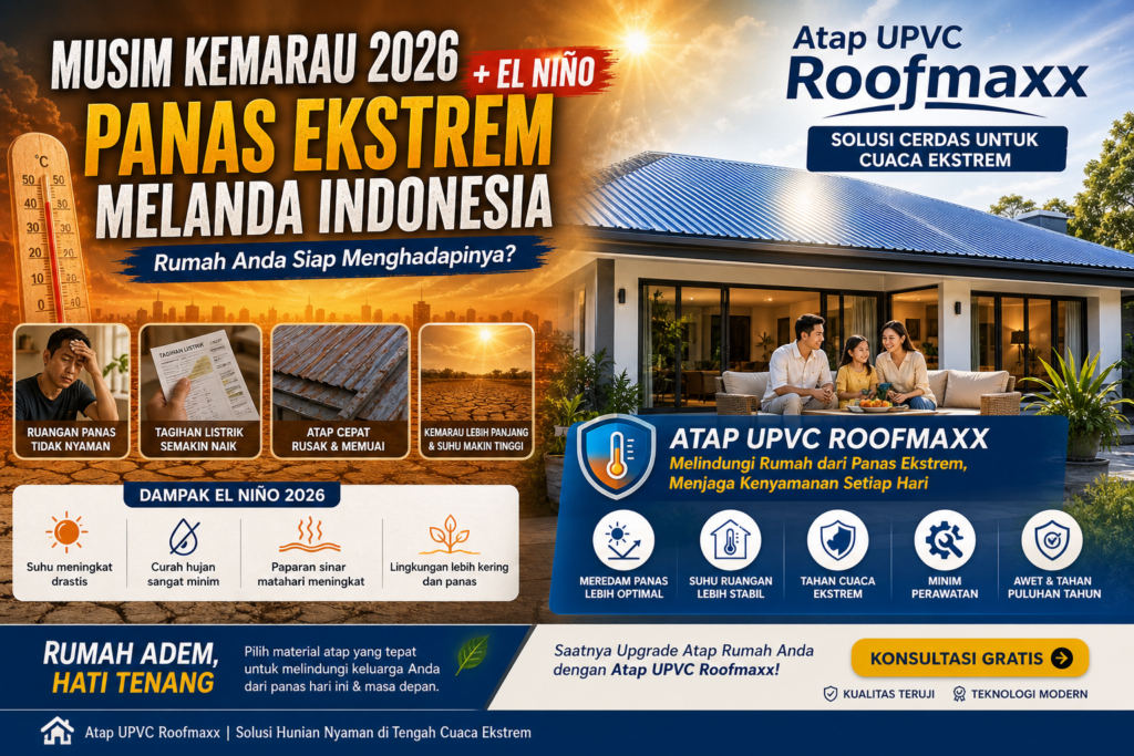 Kabar Properti: Musim Kemarau 2026 + El Niño Picu Panas Ekstrem di Indonesia