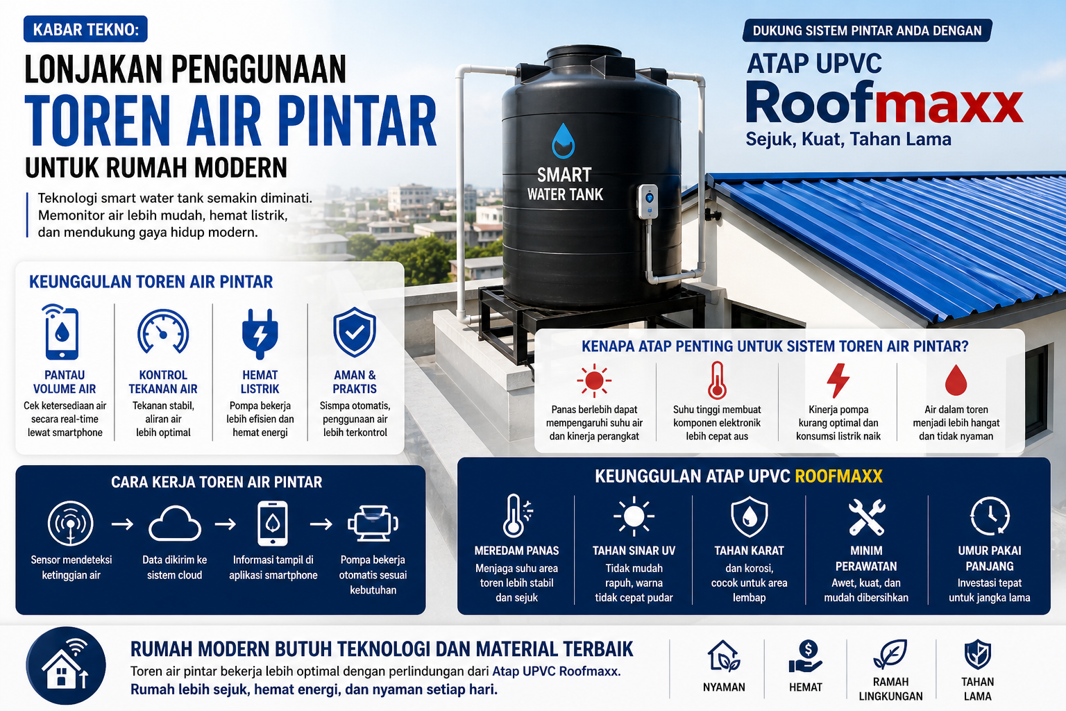 Kabar Tekno: Lonjakan Penggunaan “Toren Air Pintar” di Rumah Modern