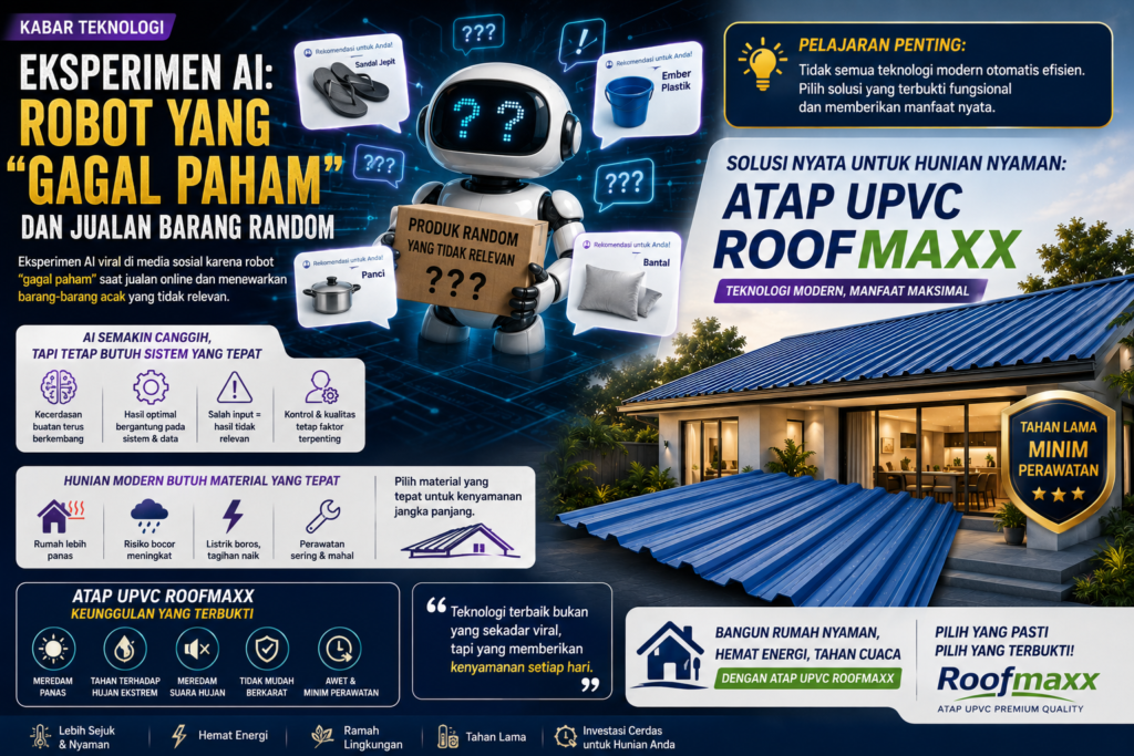 Kabar Teknologi: Eksperimen AI Viral — Robot “Gagal Paham” Malah Jualan Barang Random