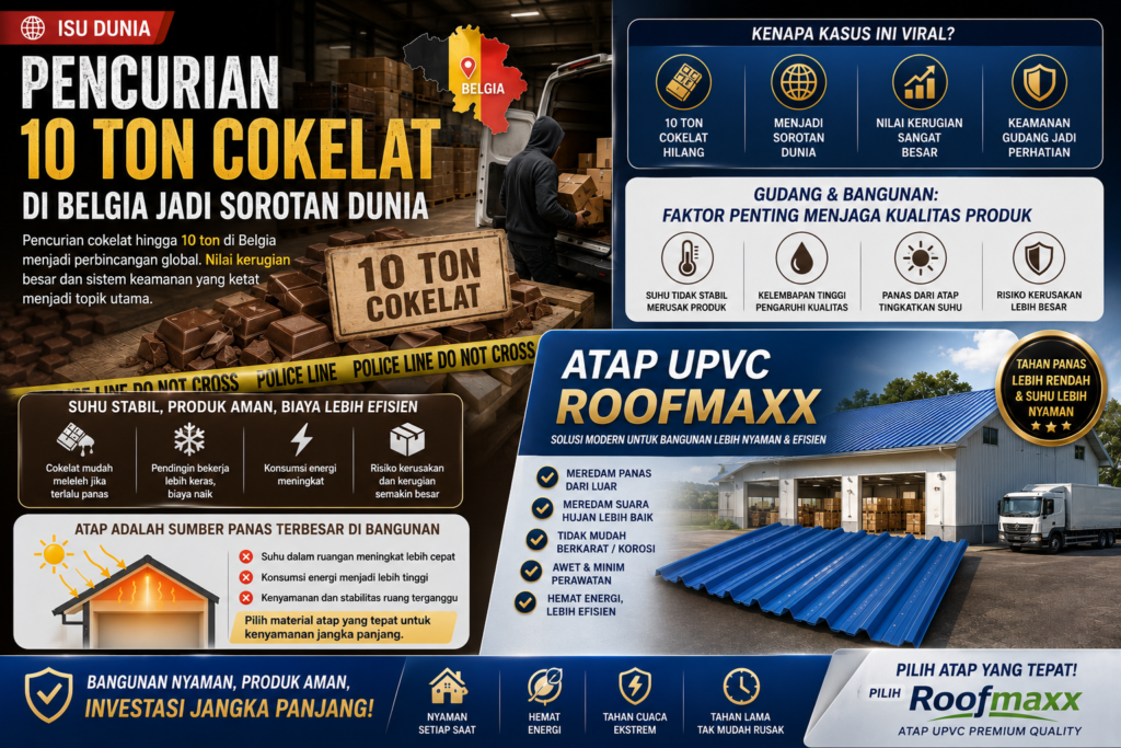 Isu Dunia: “Pencurian 10 Ton Cokelat” di Belgia Jadi Sorotan Publik