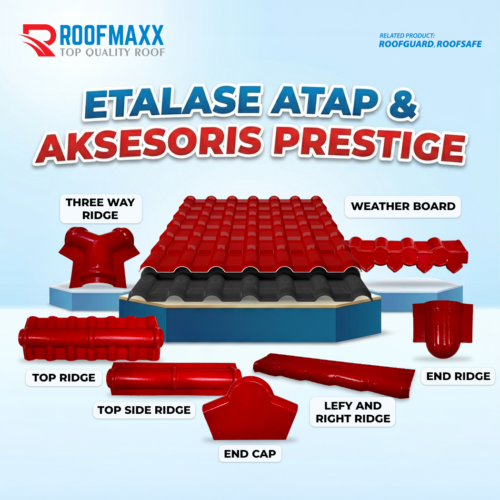 Aksesoris Nok Atap Genteng uPVC Roofmaxx – Terlengkap