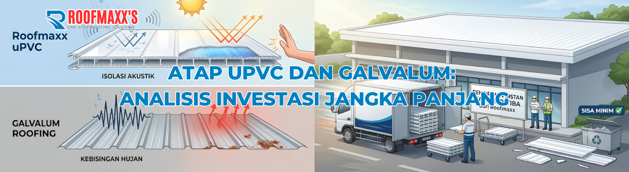 Atap uPVC dan Galvalum: Analisis Investasi Jangka Panjang