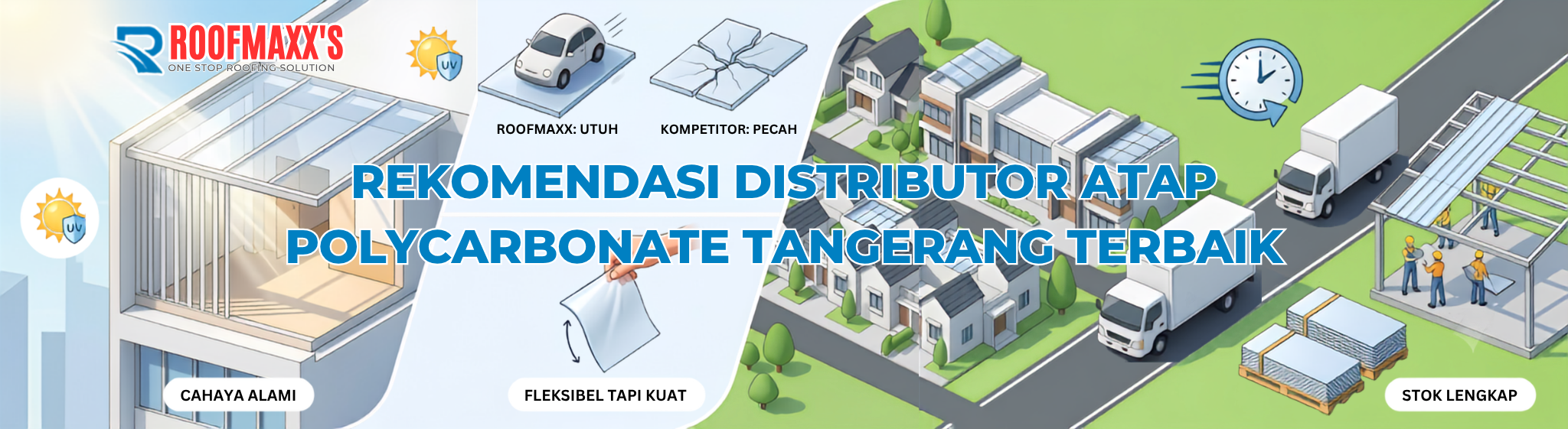 Rekomendasi Distributor Atap Polycarbonate Tangerang Terbaik