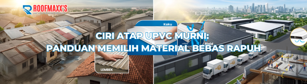 Ciri Atap uPVC Murni - Roofmaxx