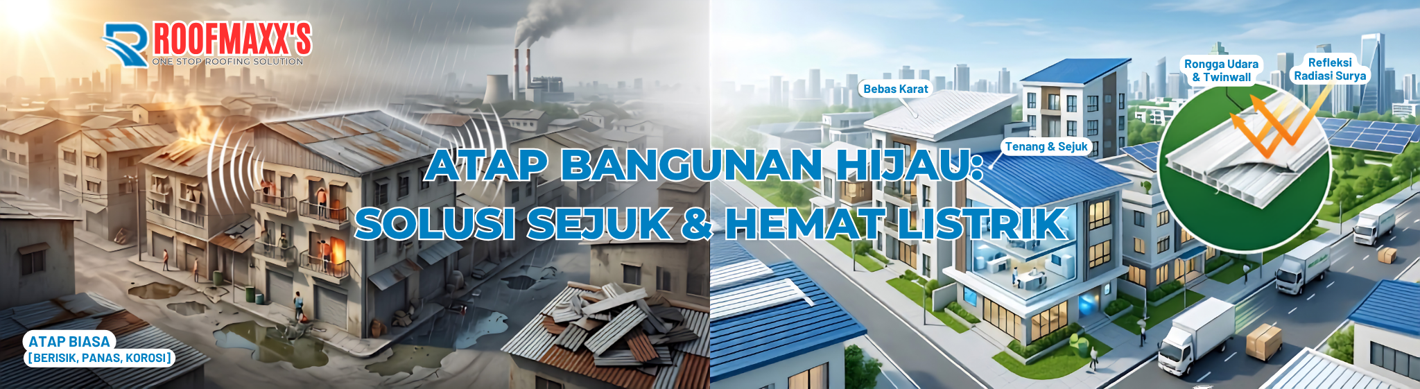 Atap Bangunan Hijau: Solusi Sejuk & Hemat Listrik