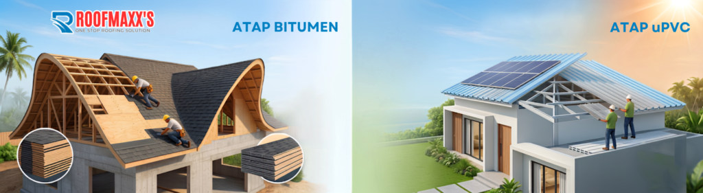 Perbandingan Atap uPVC dan Bitumen untuk Hunian Modern