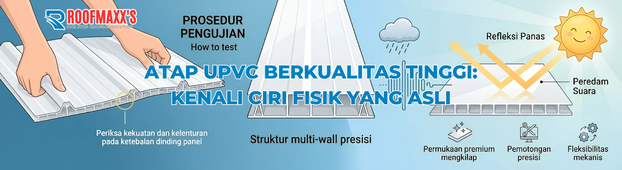 Atap uPVC Berkualitas - Roofmaxx